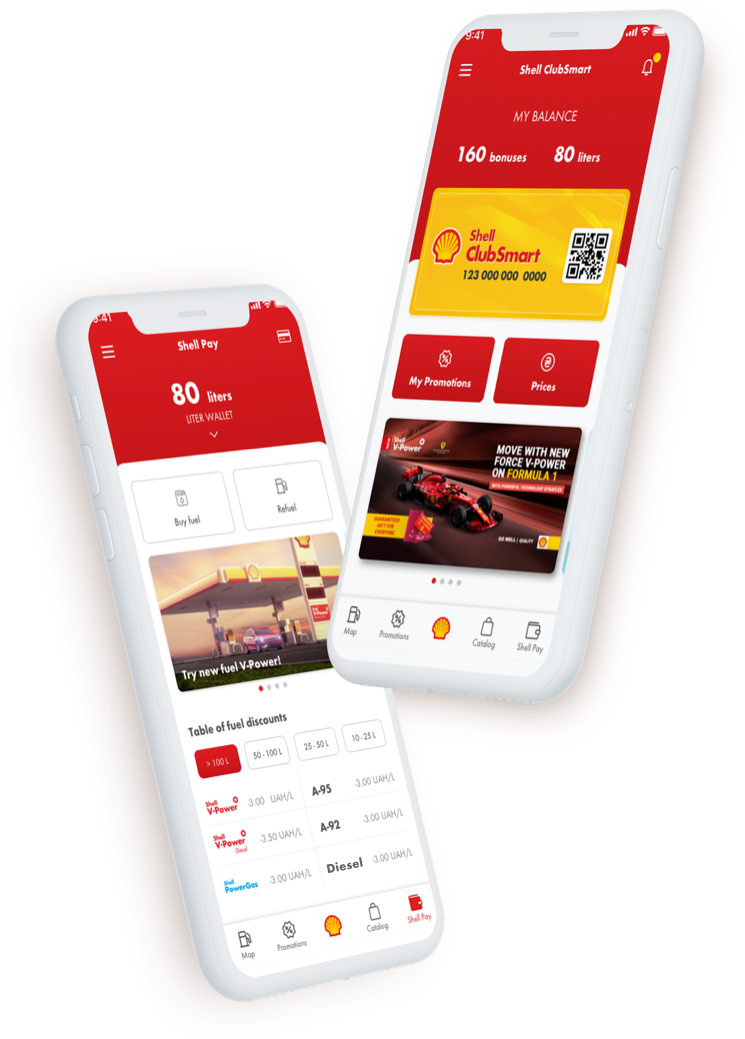 Shell Ukraine. Website and loyalty app - 3