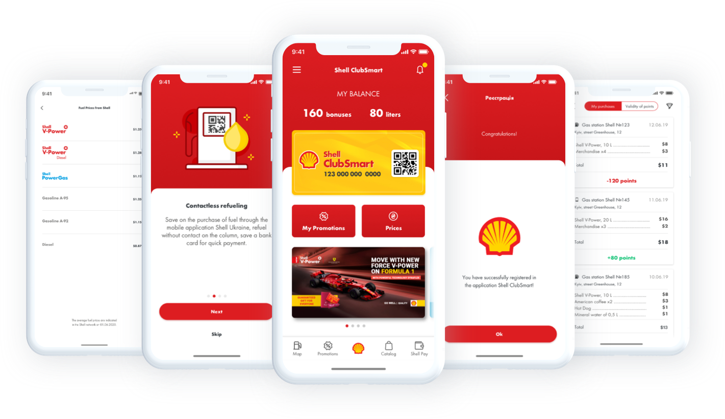 Shell Ukraine. Website and loyalty app - 19